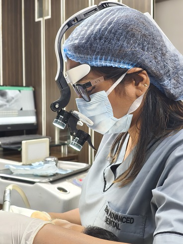 Dental equipment at Advanced Dental Care Patna